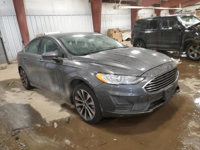 3FA6P0T90LR190358 - 2020 FORD FUSION SE GRAY photo 4