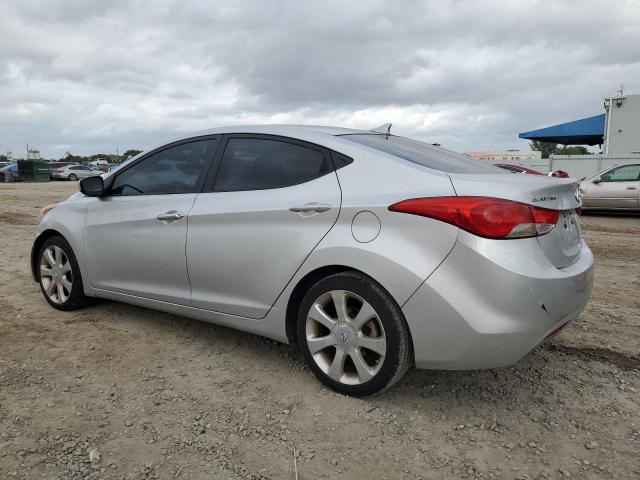 KMHDH4AEXBU137837 - 2011 HYUNDAI ELANTRA GLS SILVER photo 2