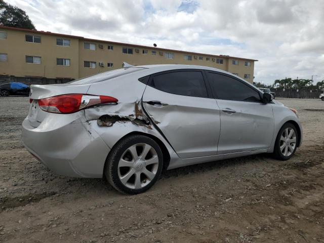 KMHDH4AEXBU137837 - 2011 HYUNDAI ELANTRA GLS SILVER photo 3