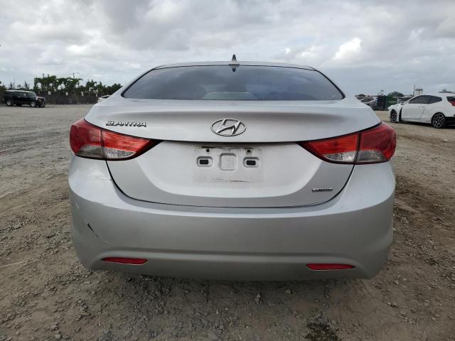 KMHDH4AEXBU137837 - 2011 HYUNDAI ELANTRA GLS SILVER photo 6