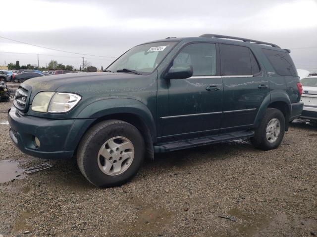 5TDZT38A01S027257 - 2001 TOYOTA SEQUOIA LIMITED GREEN photo 1