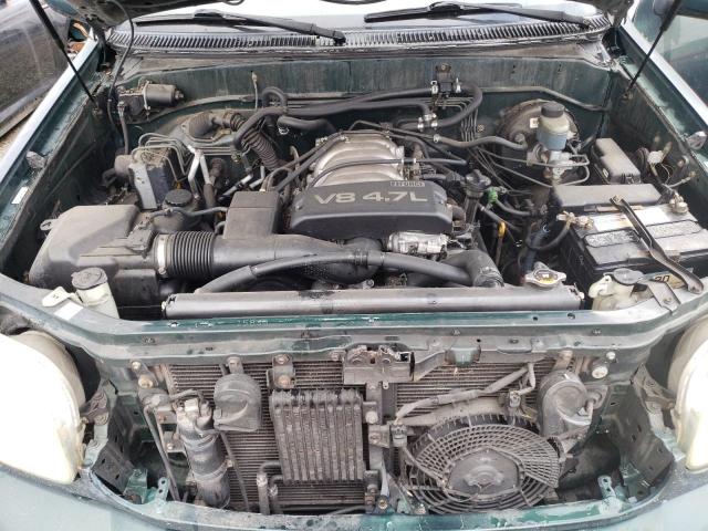 5TDZT38A01S027257 - 2001 TOYOTA SEQUOIA LIMITED GREEN photo 12