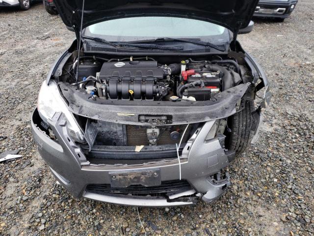 3N1AB7AP7FL663132 - 2015 NISSAN SENTRA S CHARCOAL photo 11