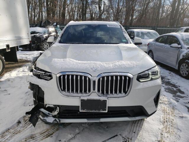 5UX53DP09N9L34958 - 2022 BMW X3 XDRIVE30I WHITE photo 5