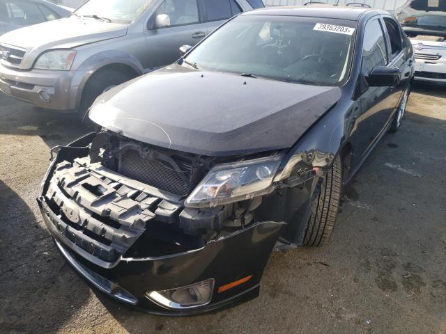 3FAHP0KC7AR244743 - 2010 FORD FUSION SPORT BLACK photo 1