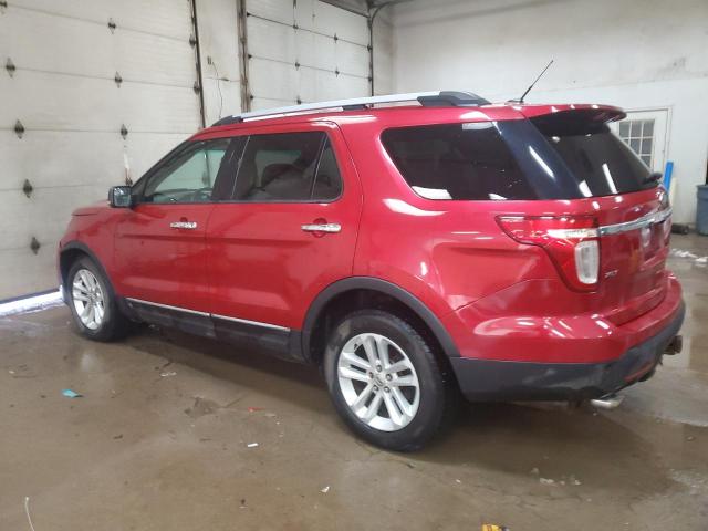 1FMHK8D88BGA76213 - 2011 FORD EXPLORER XLT BURGUNDY photo 2