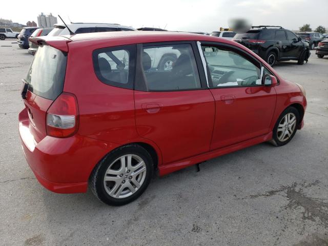 JHMGD38637S016851 - 2007 HONDA FIT S 红色 照片 3