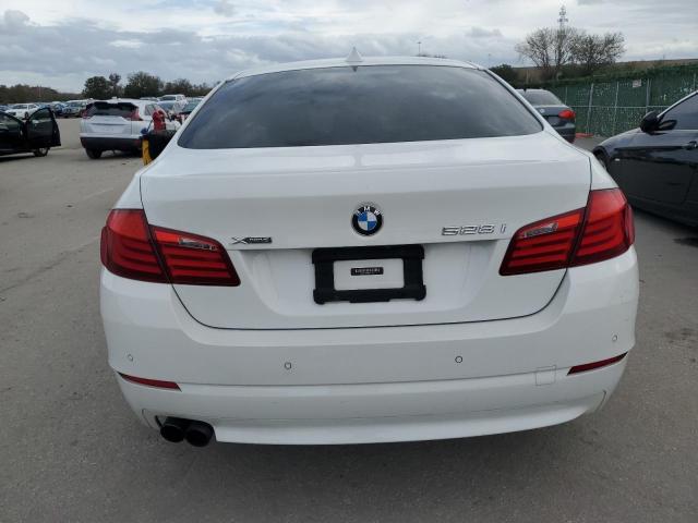 WBAXH5C50DD110537 - 2013 BMW 528 XI WHITE photo 6