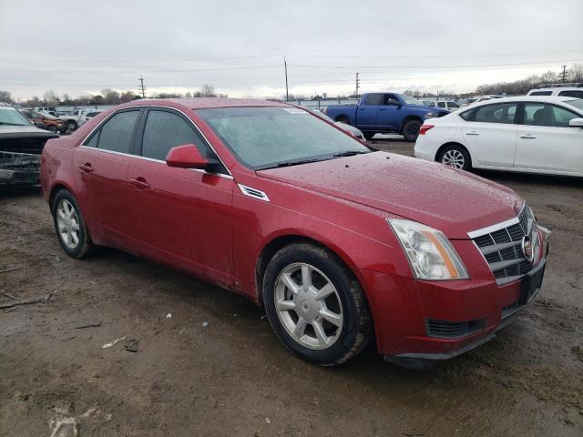 1G6DF577080186346 - 2008 CADILLAC CTS RED photo 4