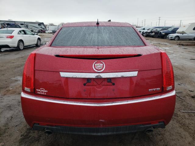 1G6DF577080186346 - 2008 CADILLAC CTS RED photo 6