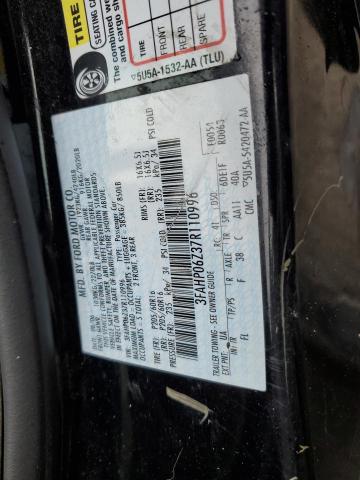 3FAHP06Z37R110996 - 2007 FORD FUSION S BLACK photo 12