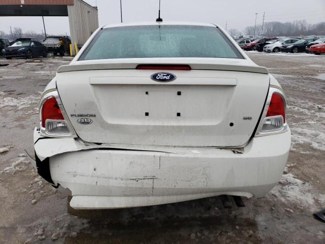 3FAHP07Z19R141312 - 2009 FORD FUSION SE WHITE photo 6