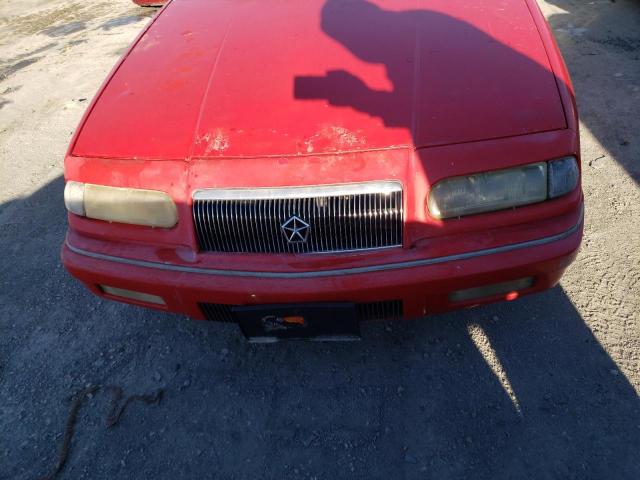 1C3EU4538SF644662 - 1995 CHRYSLER LEBARON GTC RED photo 11