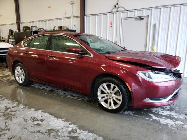 1C3CCCAB3FN594783 - 2015 CHRYSLER 200 LIMITED BURGUNDY photo 4