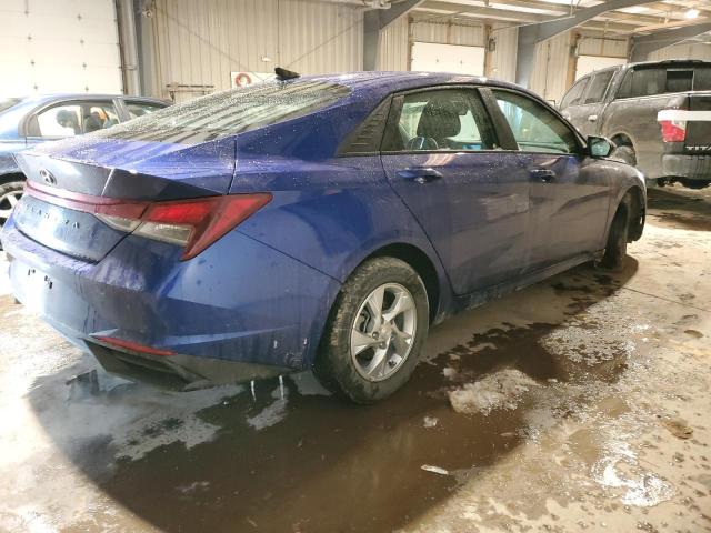 KMHLL4AG2PU437598 - 2023 HYUNDAI ELANTRA SE BLUE photo 3