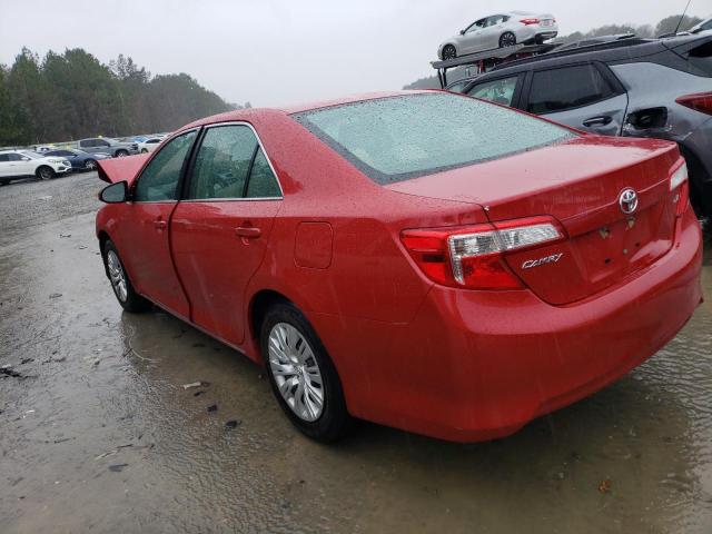 4T4BF1FK5ER375549 - 2014 TOYOTA CAMRY L RED photo 2