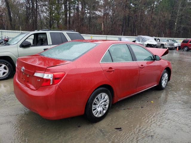 4T4BF1FK5ER375549 - 2014 TOYOTA CAMRY L RED photo 3