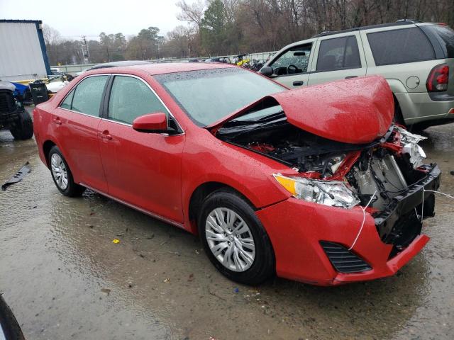 4T4BF1FK5ER375549 - 2014 TOYOTA CAMRY L RED photo 4