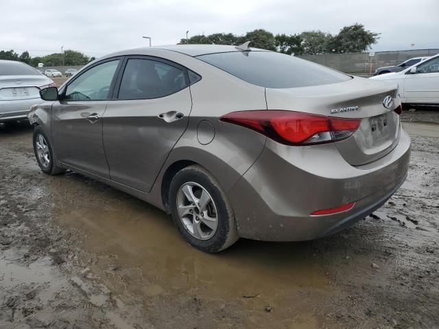 5NPDH4AE9EH527752 - 2014 HYUNDAI ELANTRA SE TAN photo 2