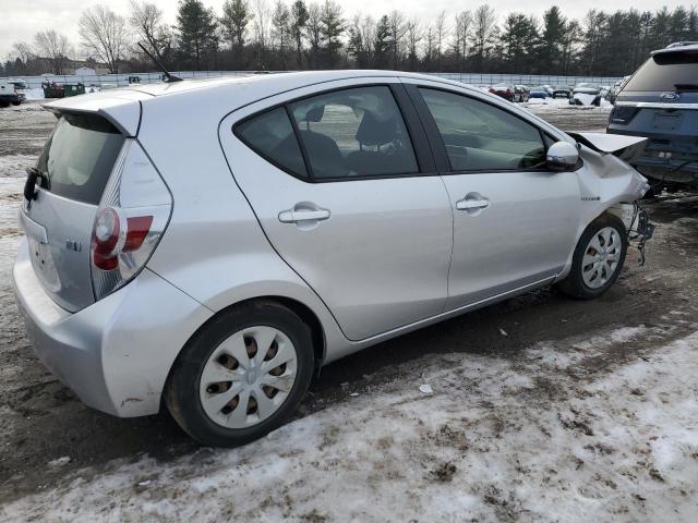 JTDKDTB37C1017429 - 2012 TOYOTA PRIUS C SILVER photo 3