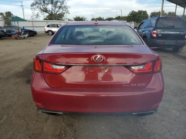 JTHCE1BL0D5003385 - 2013 LEXUS GS 350 RED photo 6