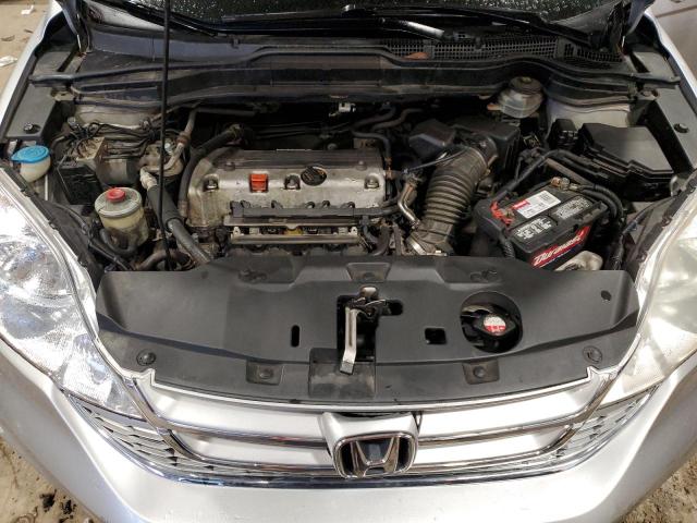 5J6RE4H75AL025231 - 2010 HONDA CR-V EXL SILVER photo 11