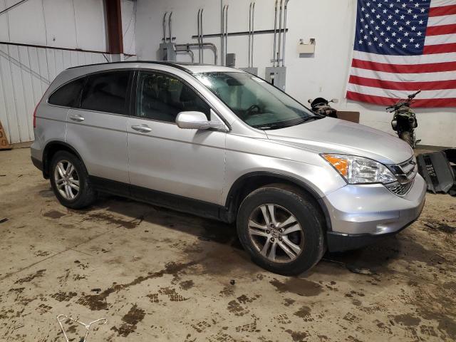 5J6RE4H75AL025231 - 2010 HONDA CR-V EXL SILVER photo 4