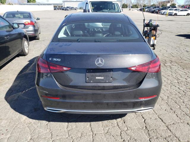 W1KAF4GB1NR037312 - 2022 MERCEDES-BENZ C 300 GRAY photo 6