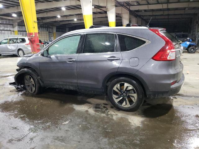 5J6RM4H96GL036624 - 2016 HONDA CR-V TOURING GRAY photo 2