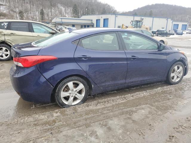 5NPDH4AE8DH441461 - 2013 HYUNDAI ELANTRA GLS BLUE photo 3