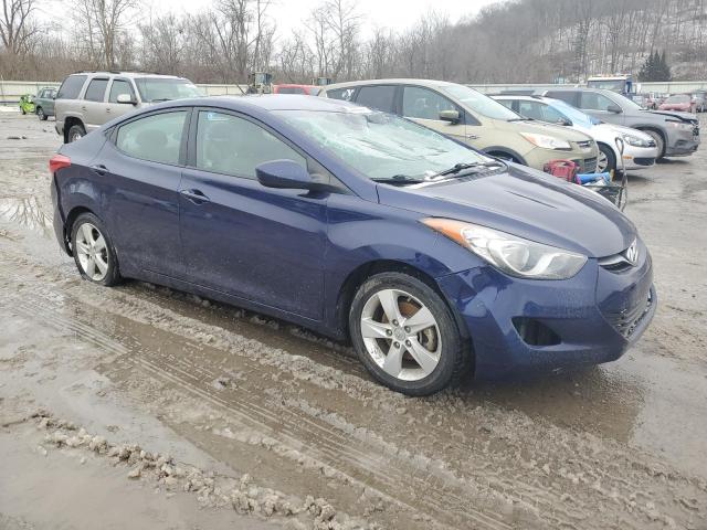 5NPDH4AE8DH441461 - 2013 HYUNDAI ELANTRA GLS BLUE photo 4