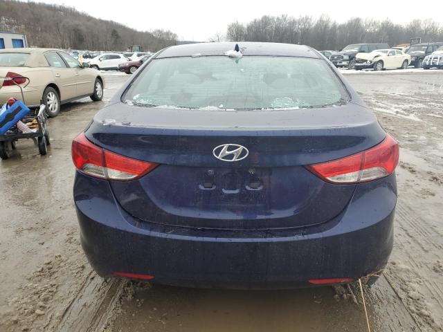 5NPDH4AE8DH441461 - 2013 HYUNDAI ELANTRA GLS BLUE photo 6