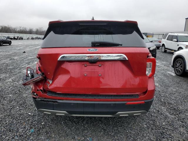 1FMSK7DH7MGC13984 - 2021 FORD EXPLORER XLT RED photo 6