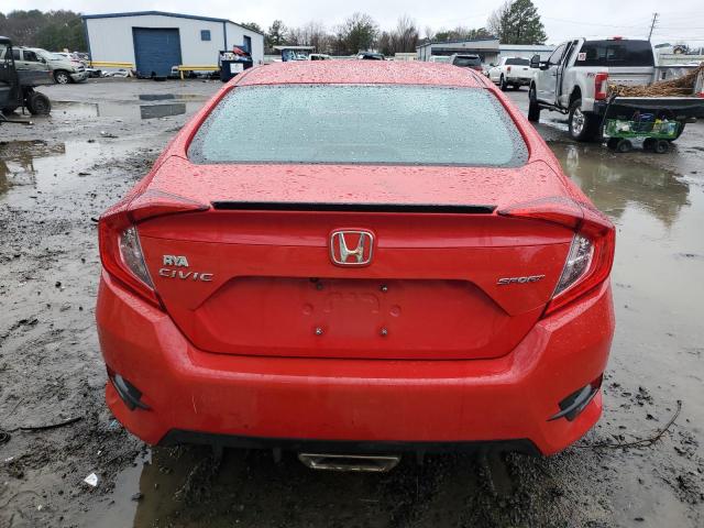 2HGFC2F8XLH564721 - 2020 HONDA CIVIC SPORT RED photo 6