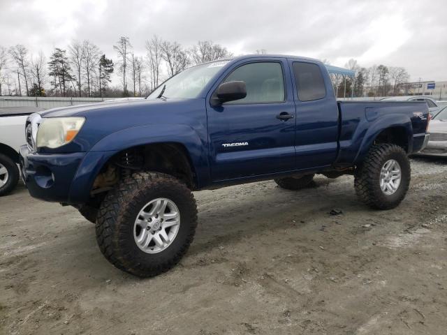 5TETU62N78Z485231 - 2008 TOYOTA TACOMA PRERUNNER ACCESS CAB BLUE photo 1