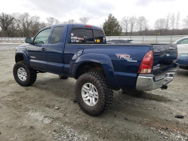 5TETU62N78Z485231 - 2008 TOYOTA TACOMA PRERUNNER ACCESS CAB BLUE photo 2