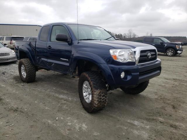 5TETU62N78Z485231 - 2008 TOYOTA TACOMA PRERUNNER ACCESS CAB BLUE photo 4