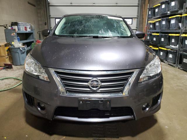 3N1AB7APXEY282473 - 2014 NISSAN SENTRA S CHARCOAL photo 5