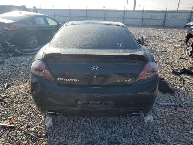 KMHHN66FX8U267116 - 2008 HYUNDAI TIBURON GT BLACK photo 6