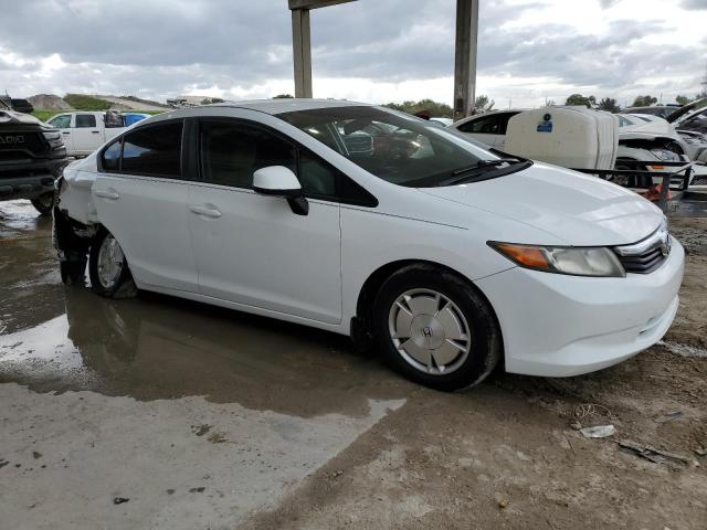 2HGFB2F67CH319330 - 2012 HONDA CIVIC HF WHITE photo 4