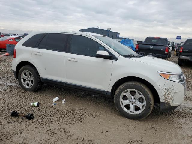 2FMDK3JC2DBA95781 - 2013 FORD EDGE SEL WHITE photo 4