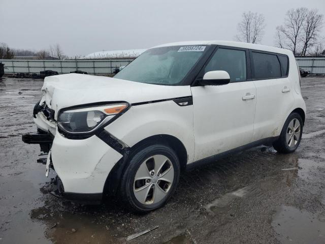 KNDJN2A25E7099320 - 2014 KIA SOUL WHITE photo 1