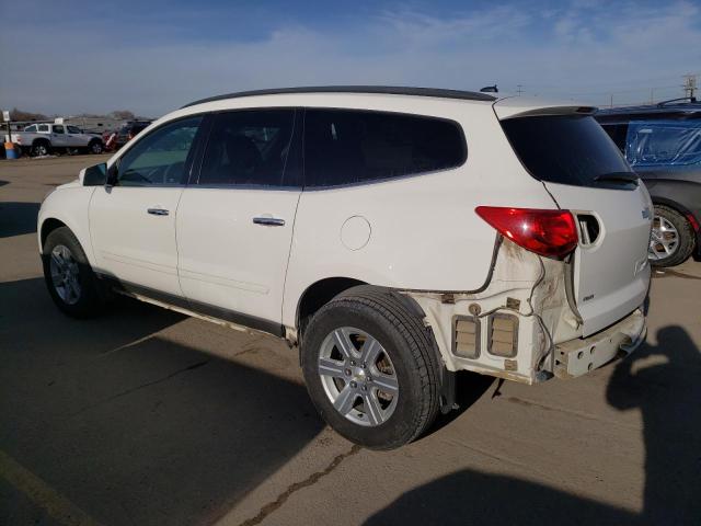 1GNKVGED8BJ119224 - 2011 CHEVROLET TRAVERSE LT WHITE photo 2