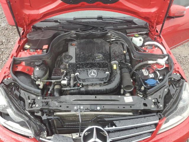 WDDGF4HB0EA955995 - 2014 MERCEDES-BENZ C 250 RED photo 11