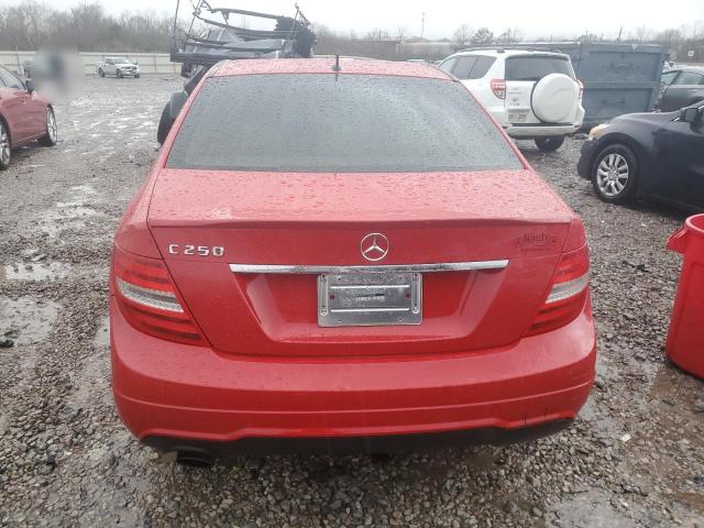 WDDGF4HB0EA955995 - 2014 MERCEDES-BENZ C 250 RED photo 6