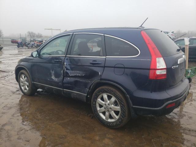 5J6RE48738L015548 - 2008 HONDA CR-V EXL BLUE photo 2