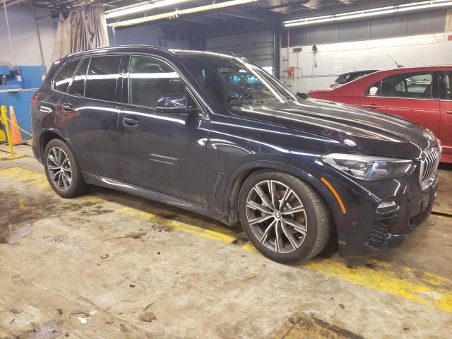 5UXCR6C57KLL02835 - 2019 BMW X5 XDRIVE40I BLUE photo 4