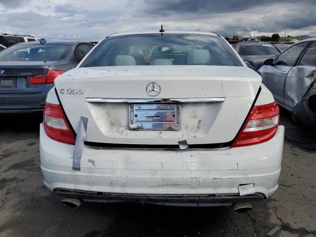 WDDGF5EB6AR115970 - 2010 MERCEDES-BENZ C 300 WHITE photo 6