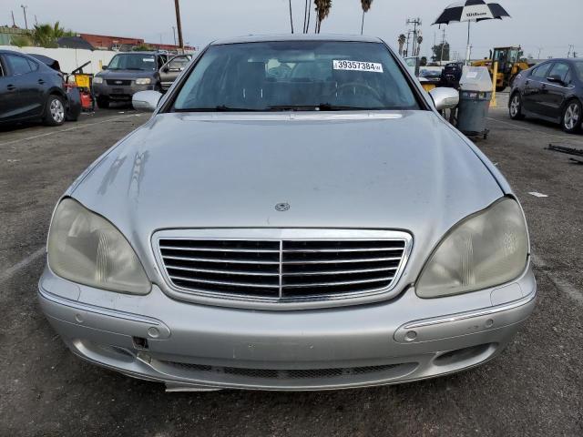 WDBNG78J12A249135 - 2002 MERCEDES-BENZ S 600 SILVER photo 5