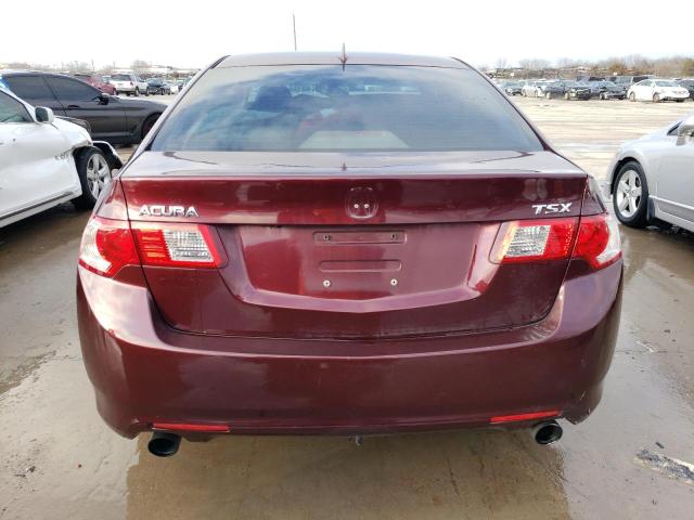 JH4CU2F69AC028144 - 2010 ACURA TSX MAROON photo 6